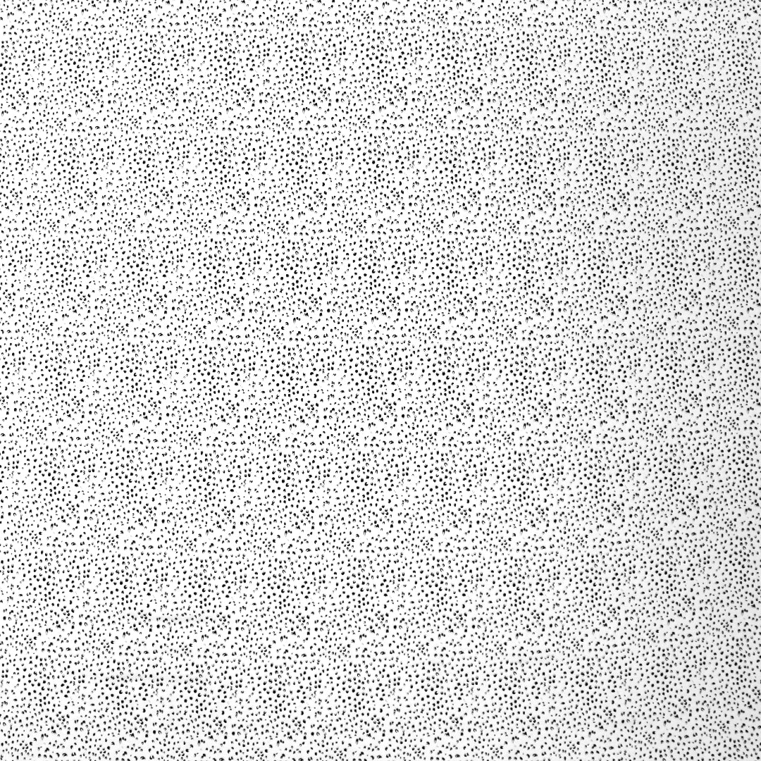 CA designer 'petite prints' viscose blend woven - black/white .625 yds