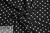 Caroline C0nstas polkadot viscose/poly twill - b/w