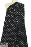 Caroline C0nstas polkadot viscose/poly twill - b/w