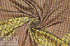 Caroline C0nstas viscose charmeuse - amber/olive
