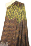 Caroline C0nstas viscose charmeuse - amber/olive