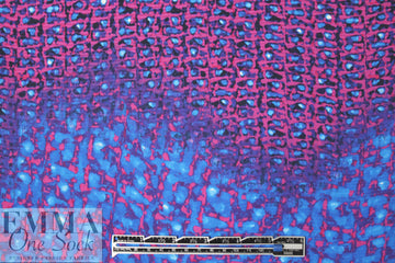 Caroline C0nstas viscose charmeuse - pink/cobalt