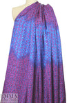 Caroline C0nstas viscose charmeuse - pink/cobalt