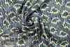Dolce & G. viscose charmeuse - navy/malachite