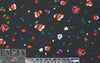 Derek L@m little flowers on black viscose woven 1.66 yd