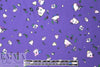 Derek L@m little flowers on grape viscose woven