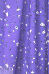 Derek L@m little flowers on grape viscose woven