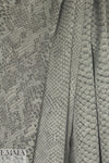 Italian reversible dressweight reptile jacquard 2 yds