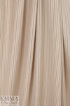 Italian neutral stripe viscose/lycra woven - sand dollar 1.66 yd