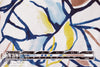 Massim0 'painted leaves' satin viscose woven 2.125 yd