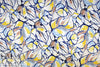 Massim0 'painted leaves' satin viscose woven 2.125 yd