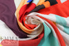 Massim0 'Matisse's garden' viscose challis woven 2 yds