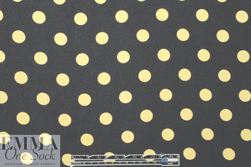 Italian sheer crepey viscose crepe woven black/butter