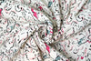J. Mende1 pen and ink on cream viscose woven 1.66 yd