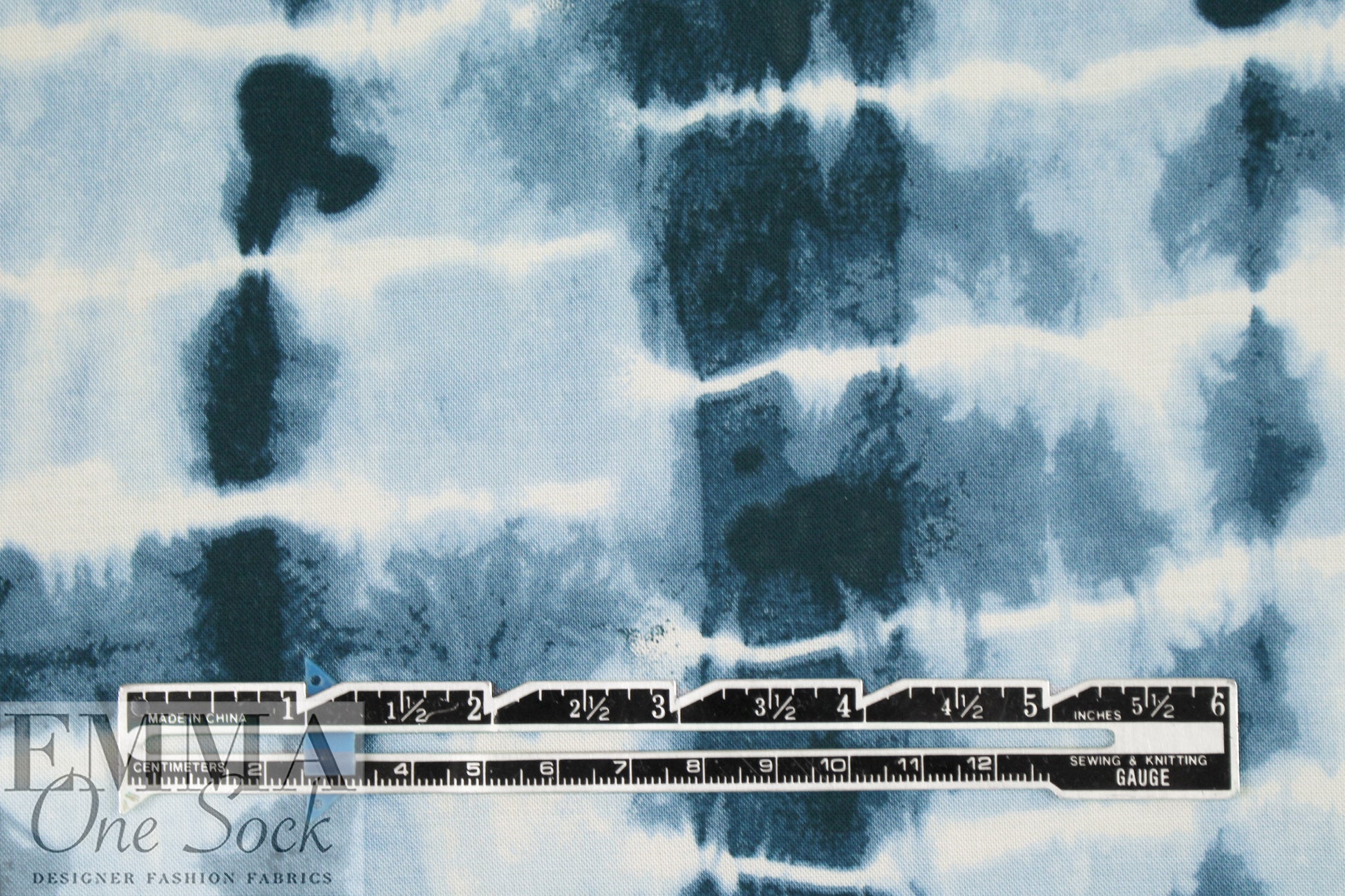 CA designer batiky tie dye viscose woven 2.5 yd