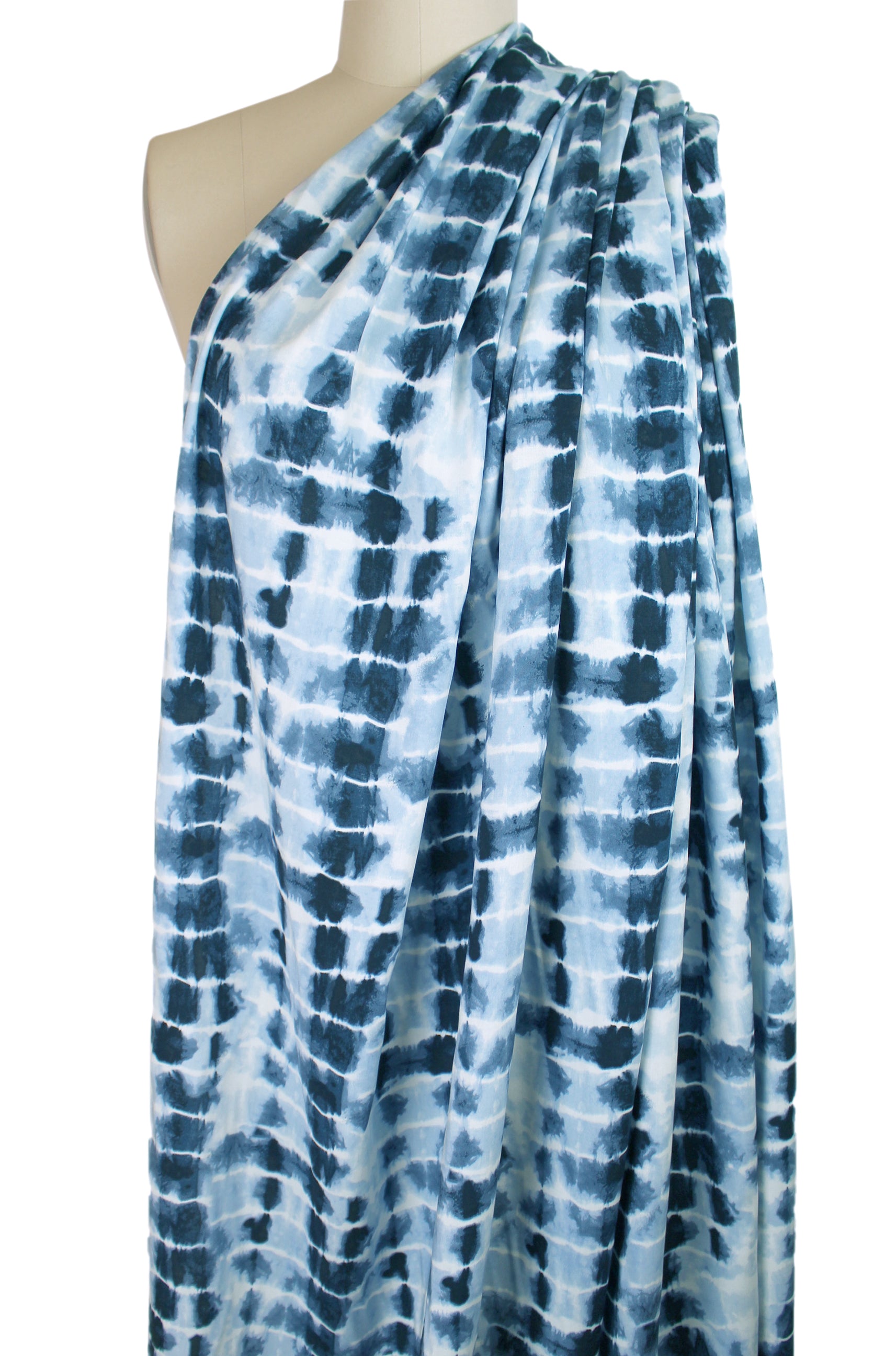 CA designer batiky tie dye viscose woven 1.5 yd