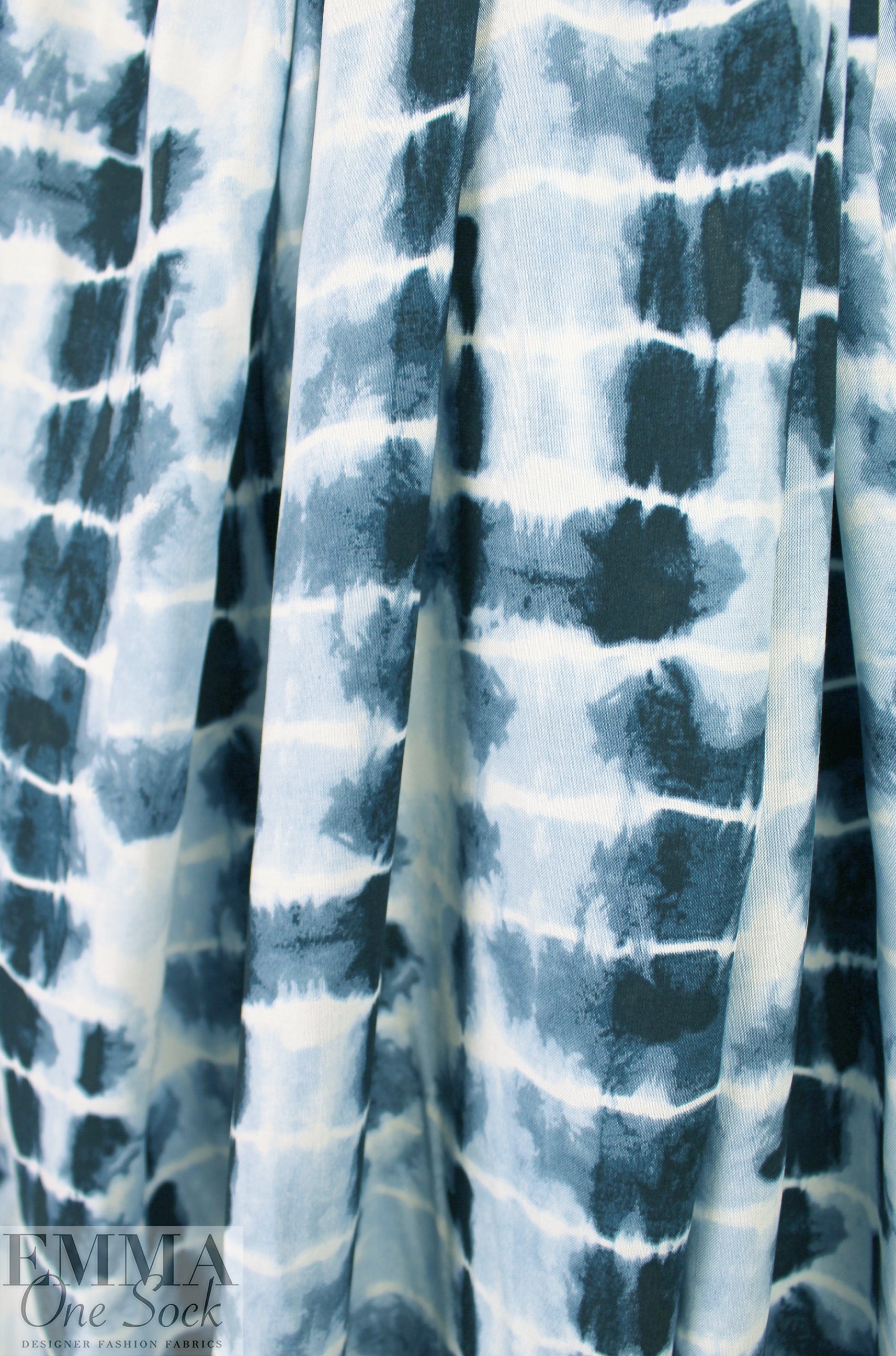 CA designer batiky tie dye viscose woven 1.5 yd