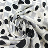 French 'circle game' printed viscose blouseweight woven 1 yard