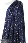 CA designer viscose woven - midnight floral