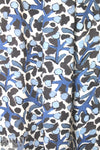 Mi11y blue/bark blooming graphic viscose crepe woven