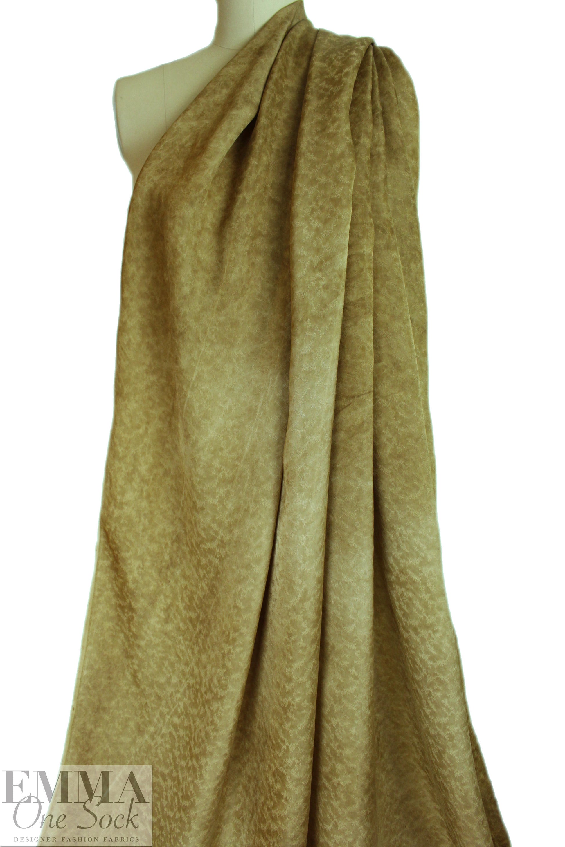 Kh@ite double weave viscose jacquard - burnished gold 3 yd