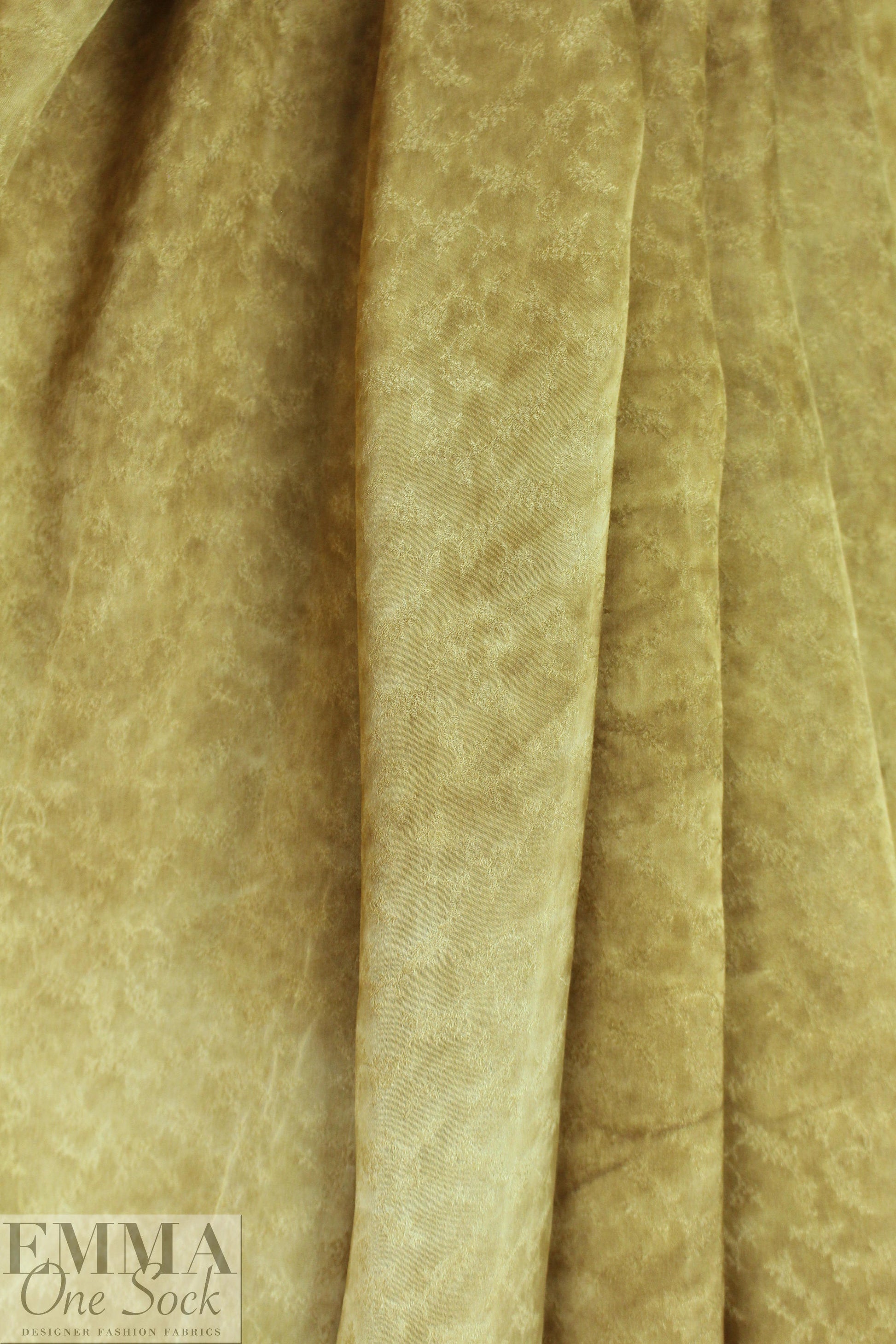 Kh@ite double weave viscose jacquard - burnished gold 3 yd