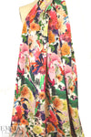 Italian flowery dream viscose doubleknit 2.25 yd