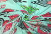 famous designer viscose panel - aqua southwest