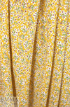 NY designer dainty flowers viscose challis 1.5 yd