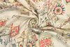 NY designer travel diary brushed silk woven 1.25 yd