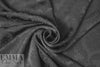 NY designer viscose fleur de lis jacquard - black on black 2 yd