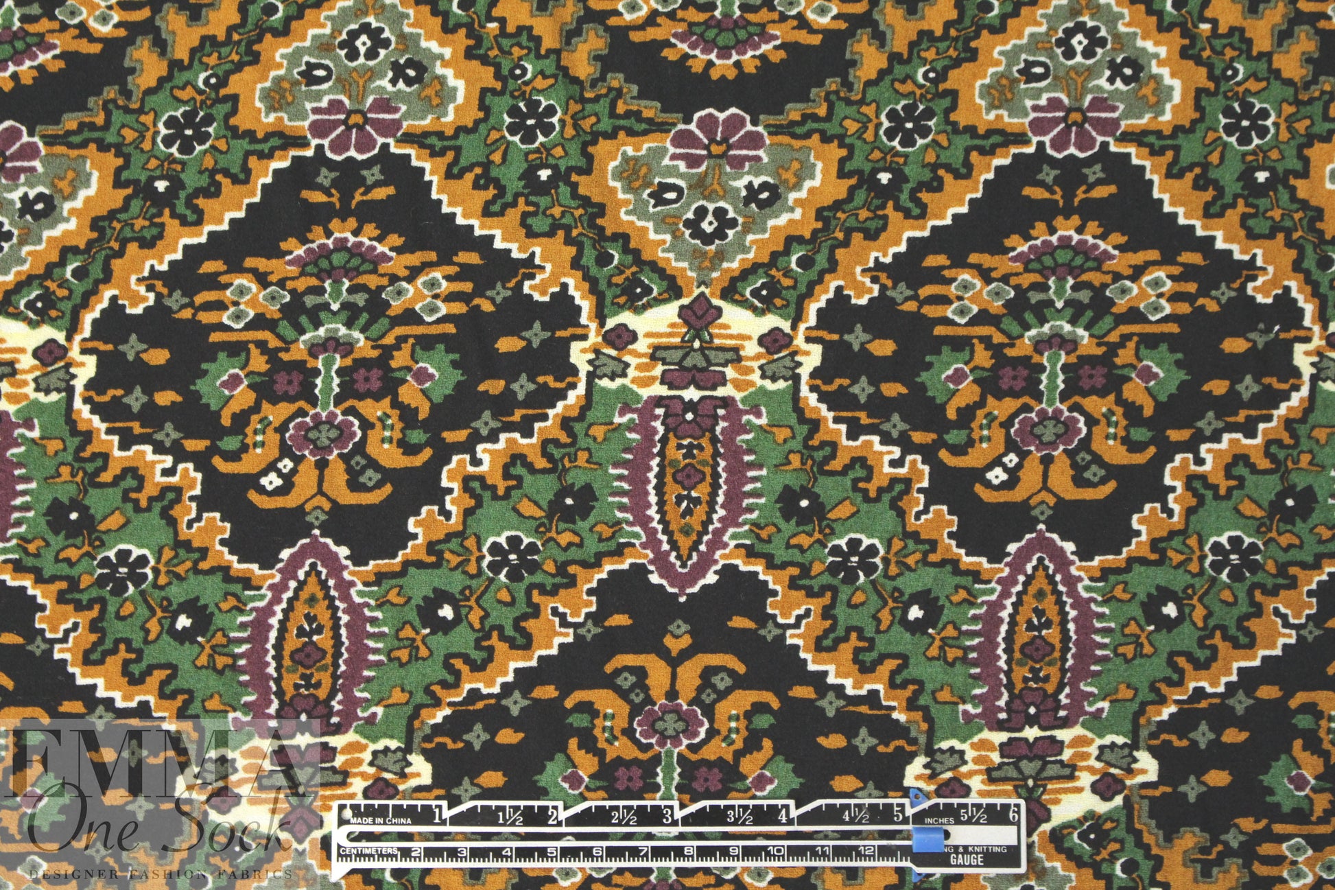 Anna Su! decorative medallion drapey viscose crepe