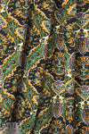 Anna Su! decorative medallion drapey viscose crepe 2 yd