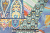 Italian viscose voile - decorative patchwork
