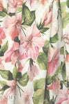 Italian hibiscus flower viscose 'matte hybrid'
