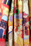 Istanbul montage drapey viscose twill woven