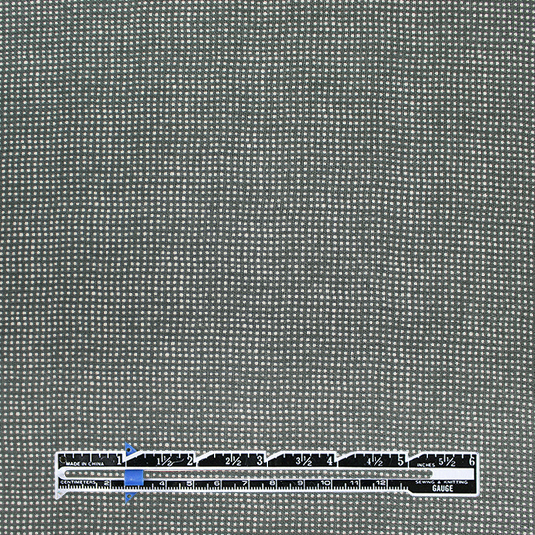 French classic dotted printed viscose blouseweight woven 1.875 yd