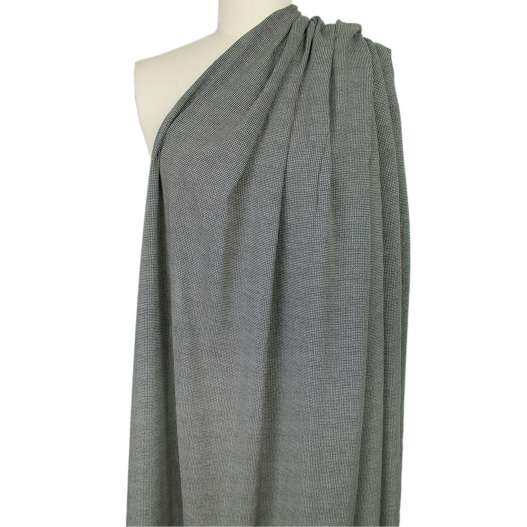 French classic dotted printed viscose blouseweight woven 1.875 yd