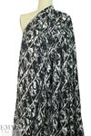 Tah@ri textured viscose woven - diamond woodcut