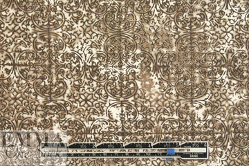 French mocha lattice work viscose shirting