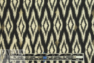 Italian ikat over-printed cotton/viscose blouseweight woven