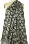 Italian ikat over-printed cotton/viscose blouseweight woven