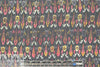 NY designer boho ikat graphic gauzy viscose woven 1.25 yds