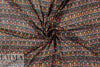 NY designer boho ikat graphic gauzy viscose woven