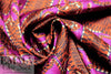 Rache1 Comey 'quirky tiger' satin face viscose woven 1.5 yds