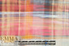 Italian edgy abstract grid drapey viscose woven