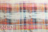 Italian edgy abstract grid drapey viscose woven