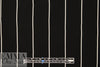 NY designer b/w vertical wide stripe viscose satin-back