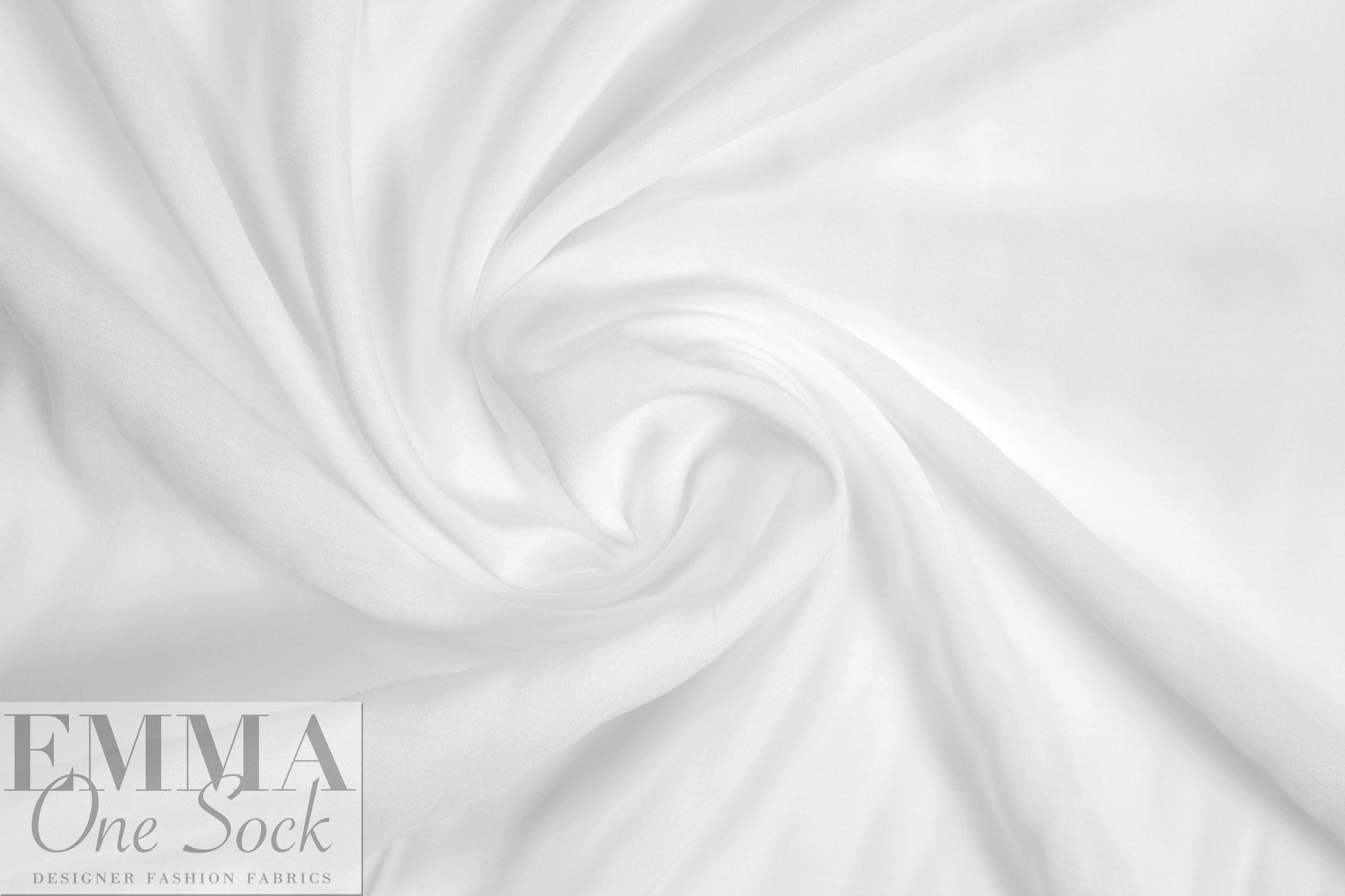 lightweight viscose batiste - white 1 yard