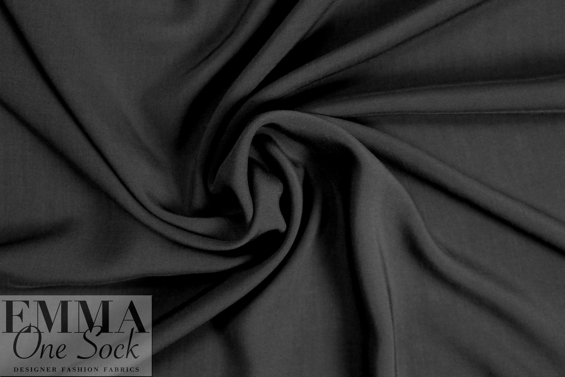 lightweight viscose batiste - black 1.75 yds